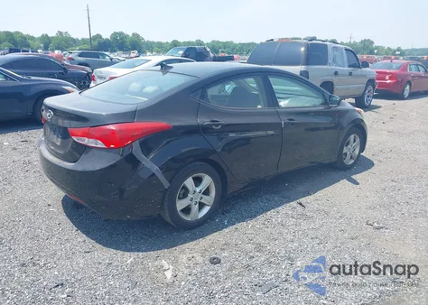 2013 Hyundai Elantra Gls z USA, uszkodzony, nr VIN KMHDH4AE9DU795698